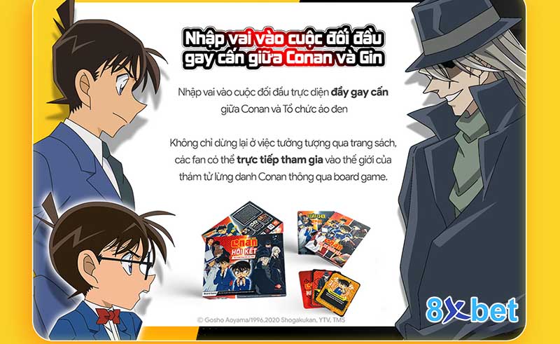 Hướng dẫn cách chơi Board Game Conan cho người mới 2 Giới thiệu đôi nét về trò chơi Board game Conan