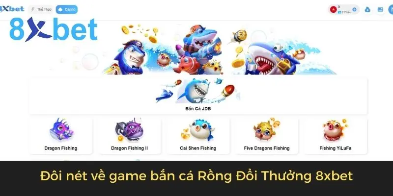 Game Bắn Cá Rồng Đổi Thưởng - Bắn Là Trúng Thưởng Lớn 1 Đôi nét về game bắn cá rồng đổi thưởng 8xbet
