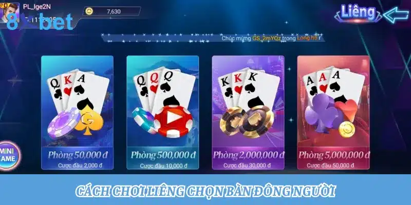 Hướng dẫn cách chơi Liêng đơn giản, dễ hiểu cho người mới chơi 4 Người chơi ít kinh nghiệm nên chọn các bàn Liêng đông người