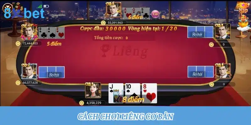 Hướng dẫn cách chơi Liêng đơn giản, dễ hiểu cho người mới chơi 2 Luật chơi, các hành động và cách xếp bài và tính điểm khi đánh bài Liêng